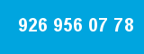 926 956 07 78 926 956 07 78